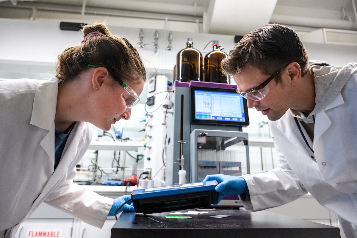 Students Working in Lab